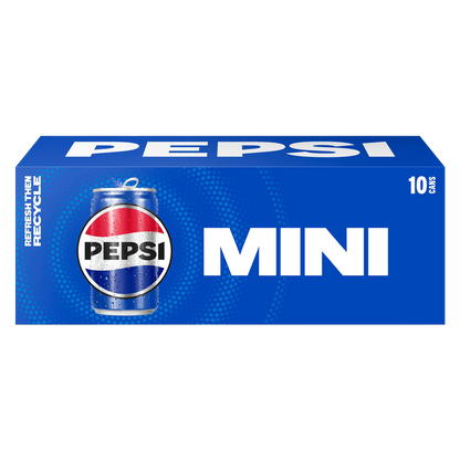 Pepsi 10pk 7.5oz Mini Can