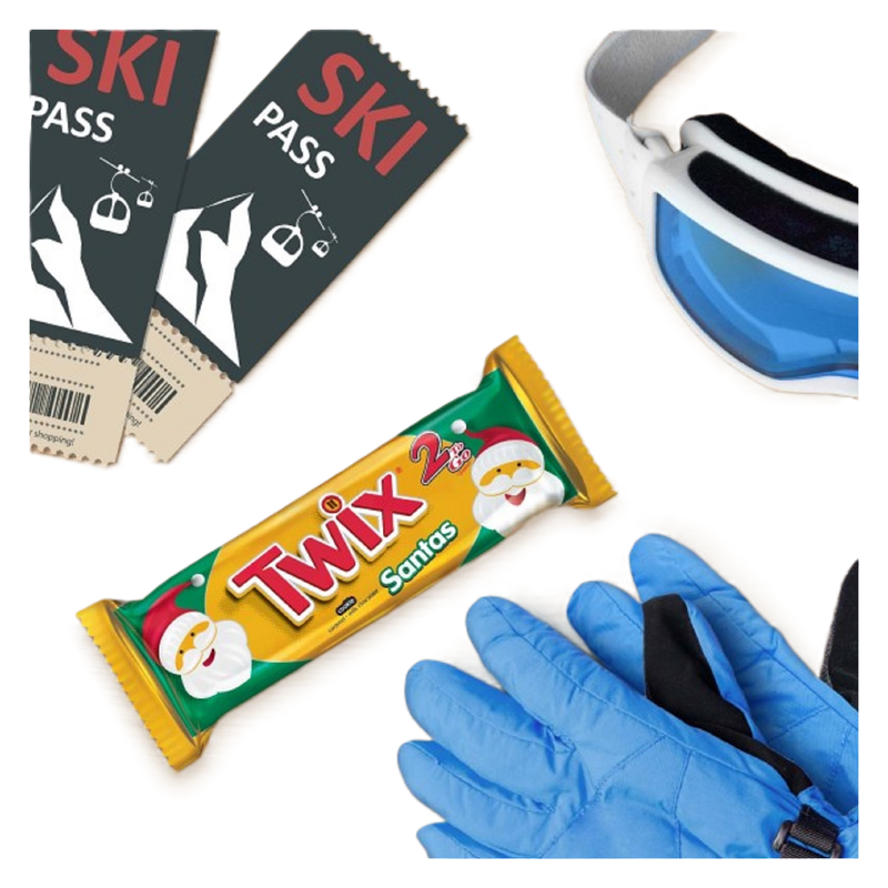 Twix Caramel Santa 2ct