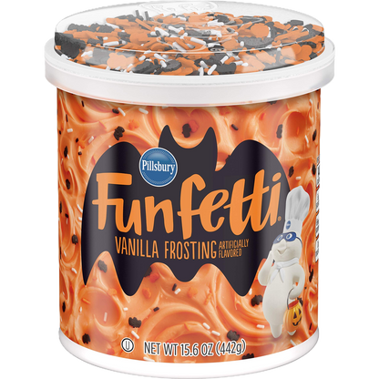 Pillsbury Funfetti Halloween Frosting 15.6oz