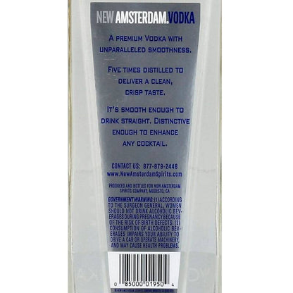 New Amsterdam Vodka 750ml (80 Proof)