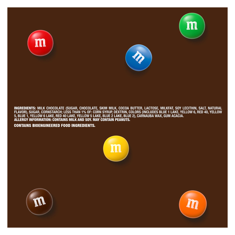 M&M's Milk Chocolate Candies Share Size 3.14oz