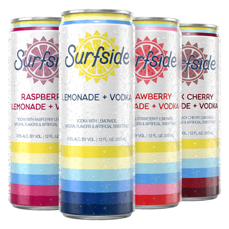 Surfside Lemonade Variety 8pk 12oz Can 4.5% ABV – BevMo! Arizona