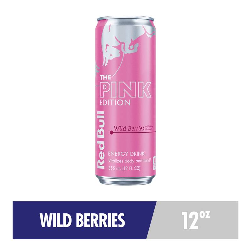 Red Bull Pink Edition Wild Berries 12oz Can