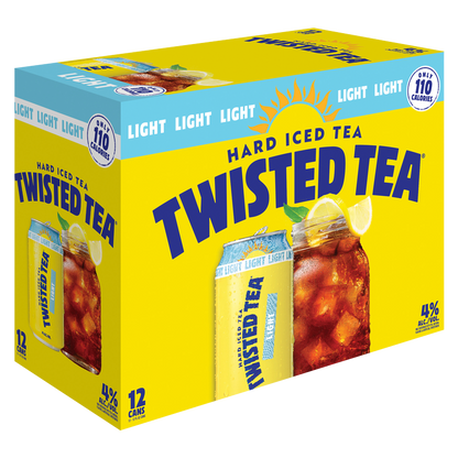 Twisted Tea Light 12pk 12oz Can 5.0% ABV