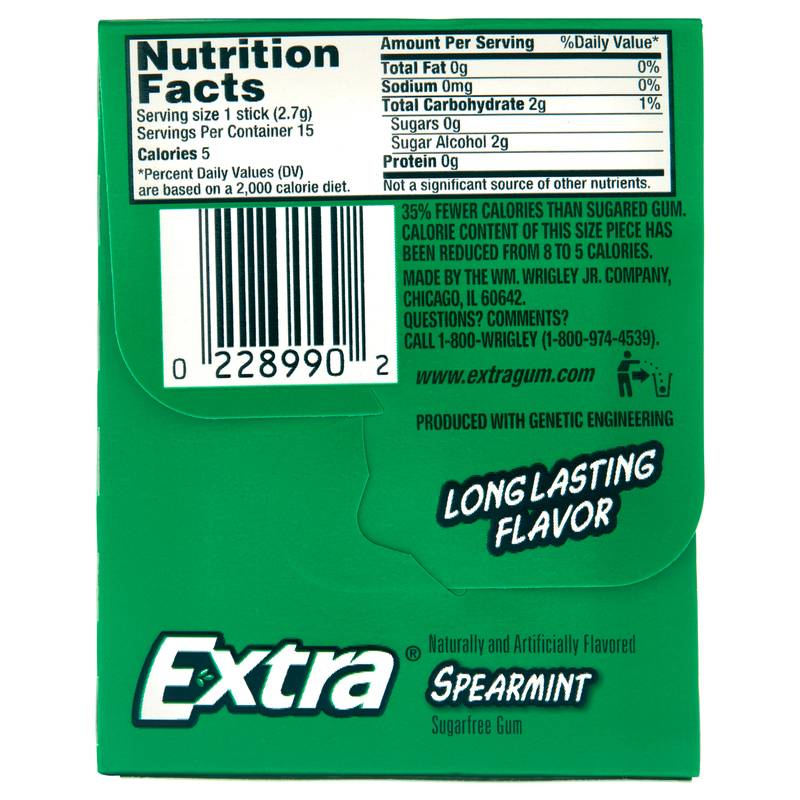 Extra Spearmint Gum 15ct – BevMo! Arizona