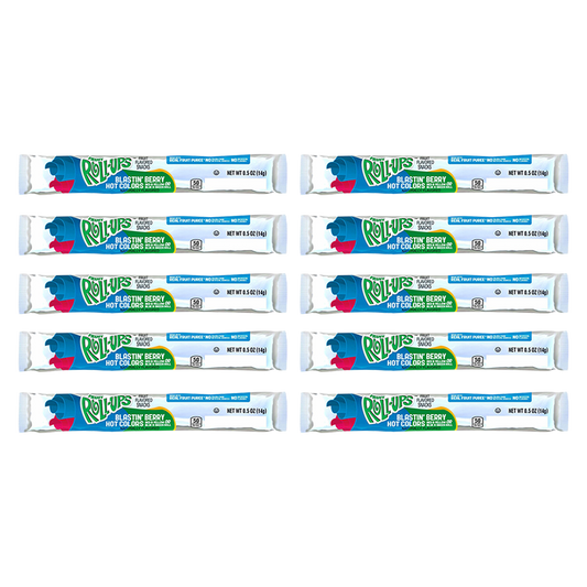 10 ct Fruit Roll-Ups Blastin' Berry Fruit Snacks 0.5oz