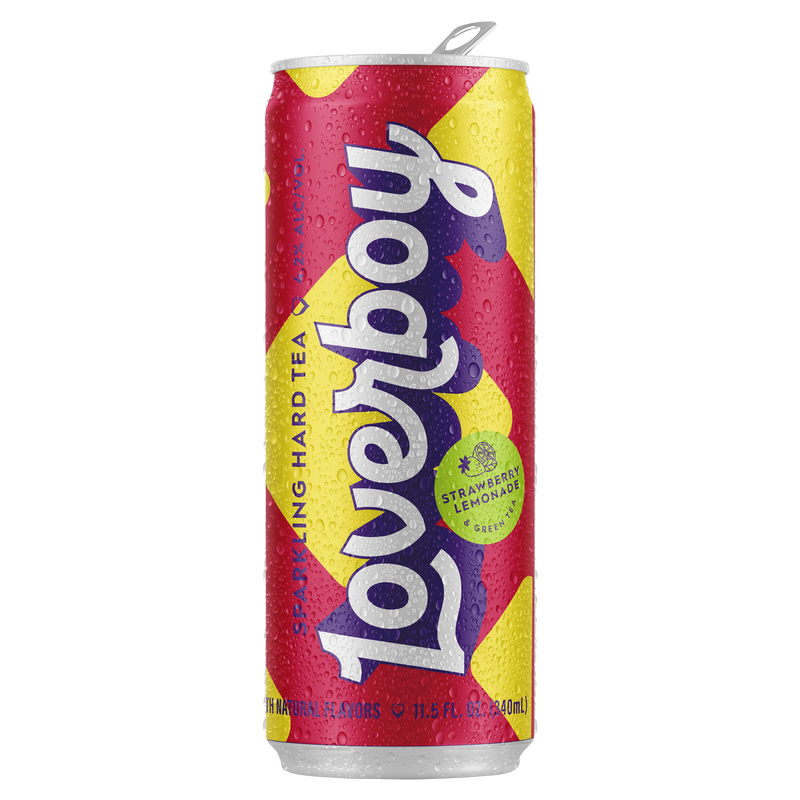 Loverboy Strawberry Lemonade Sparkling Hard Tea 6pk 12oz Can 4.2 Loverboy Strawberry Lemonade Sparkling Hard Tea 6pk 12oz Can 4.2