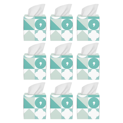 Basically, 80ct Soft Facial Tissues (Pack of 9)
